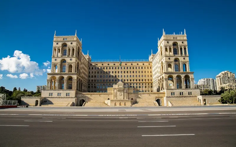 Government house of Azerbaijan in Baku