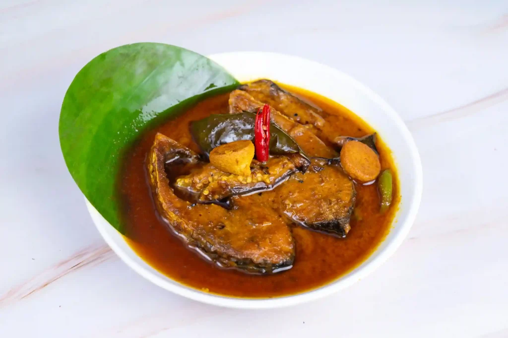 meal at a traditional Bengali restaurant in Salt Lake, Kolkata